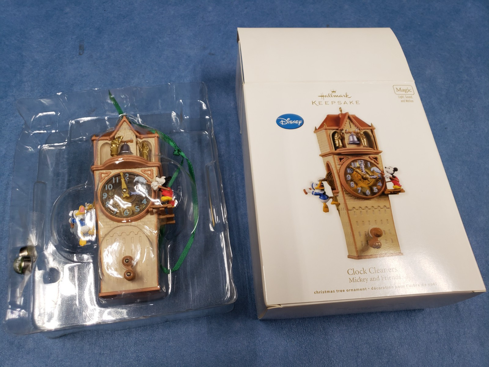 2011 Hallmark Keepsake Ornament Mickey and Friends “Clock Cleaners” NEW in box