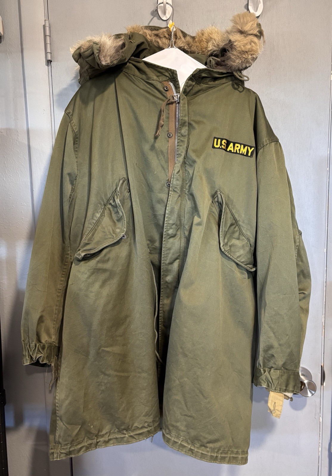 M-1951 Fishtail Parka Mens SM US Army Military M51 Vintage Jacket W/Liner + Hood