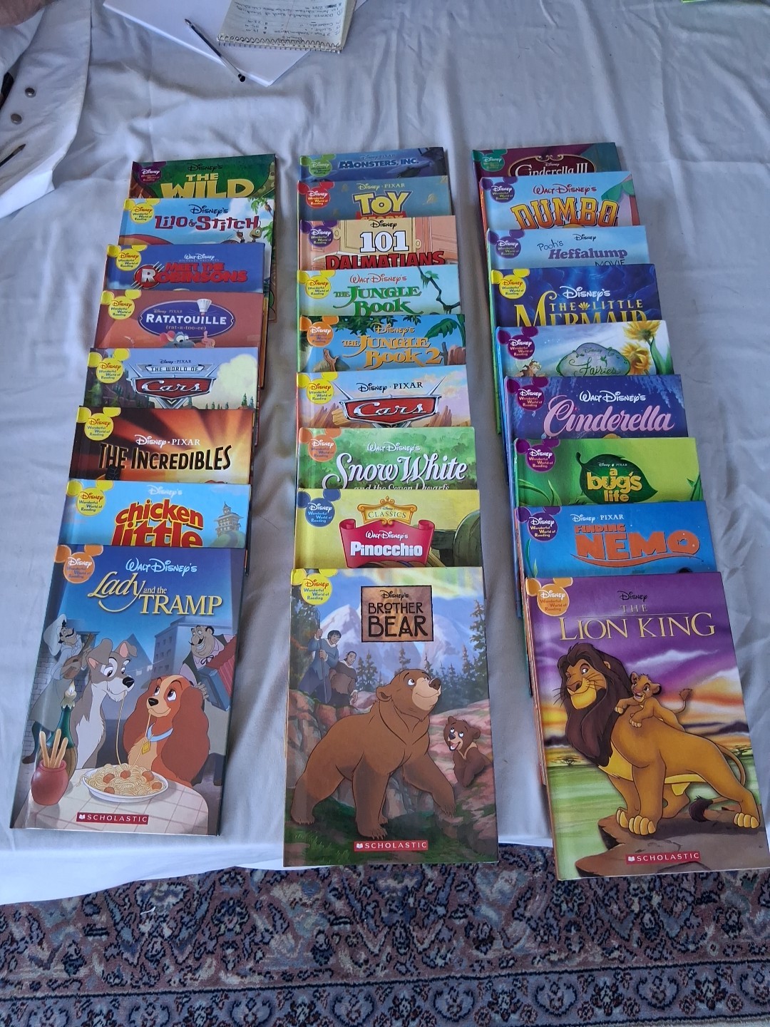 Disney Wonderful World Of Reading Harcover Mix Set Of 16
