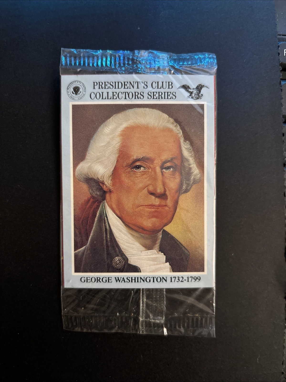 1991 President Clubs Collectors Series 2 Cards Washington Clinton Sealed 