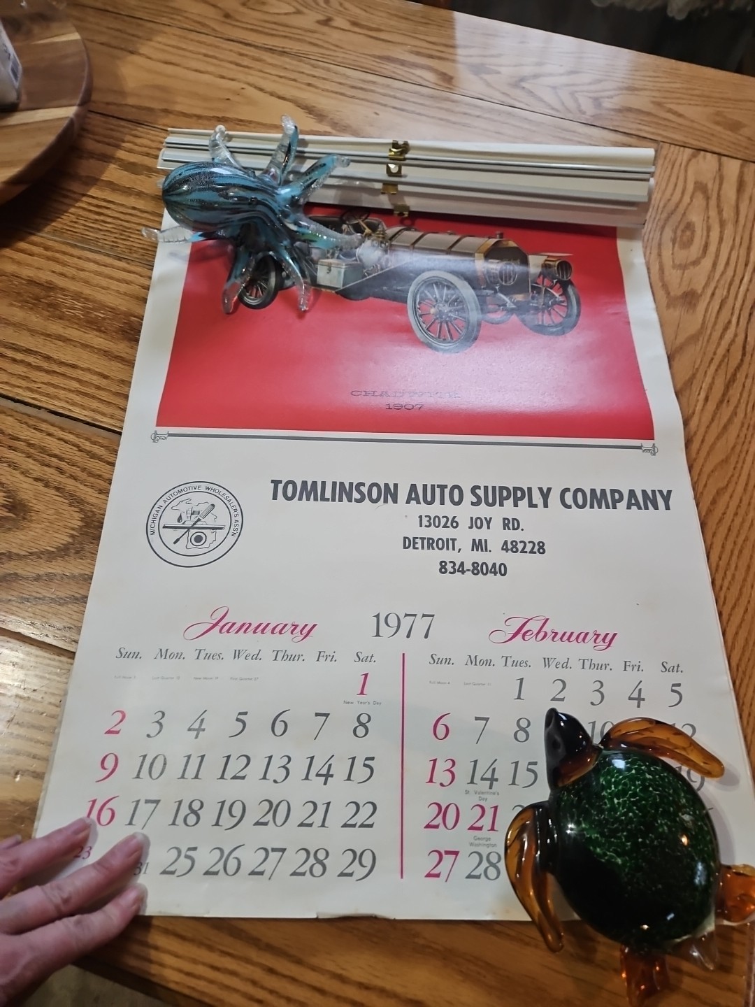 1977 Old Car Calendar