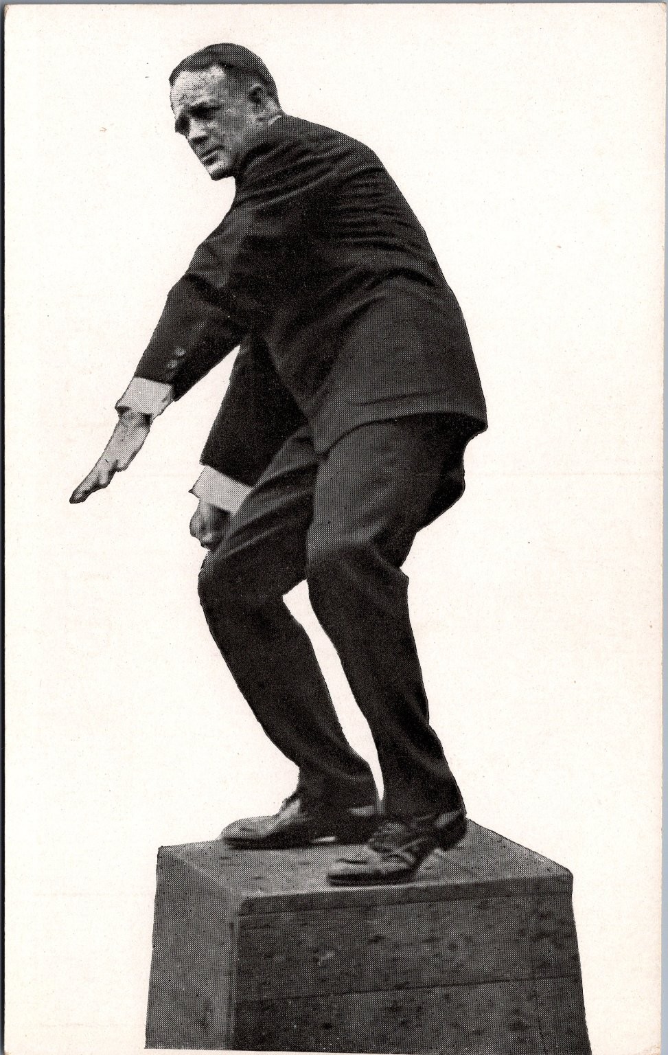 Vintage RPPC Man Striking Dynamic Pose Omaha Nebraska Postcard Vintage RPPC Man Striking Dynamic Pose Omaha Nebraska Postcard