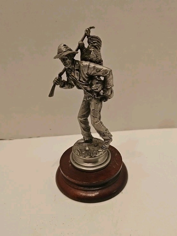 1996 Chilmark Pewter Civil War Figure the Forager, Signed by F.J. Barnum #176 1996 Chilmark Pewter Civil War Figure the Forager, Signed by F.J. Barnum #176