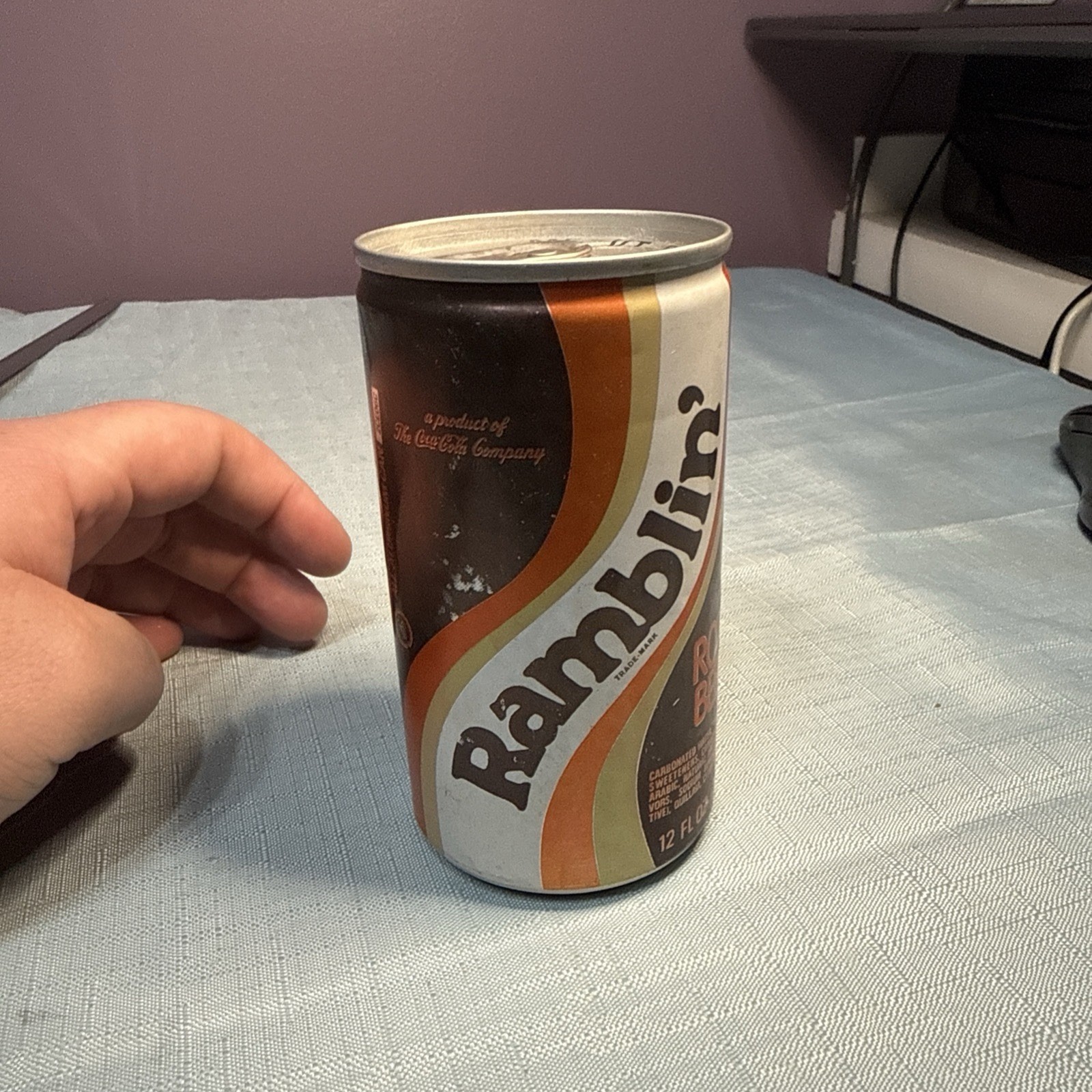 Rare Vtg Ramblin root beer soda can Rare Vtg Ramblin root beer soda can