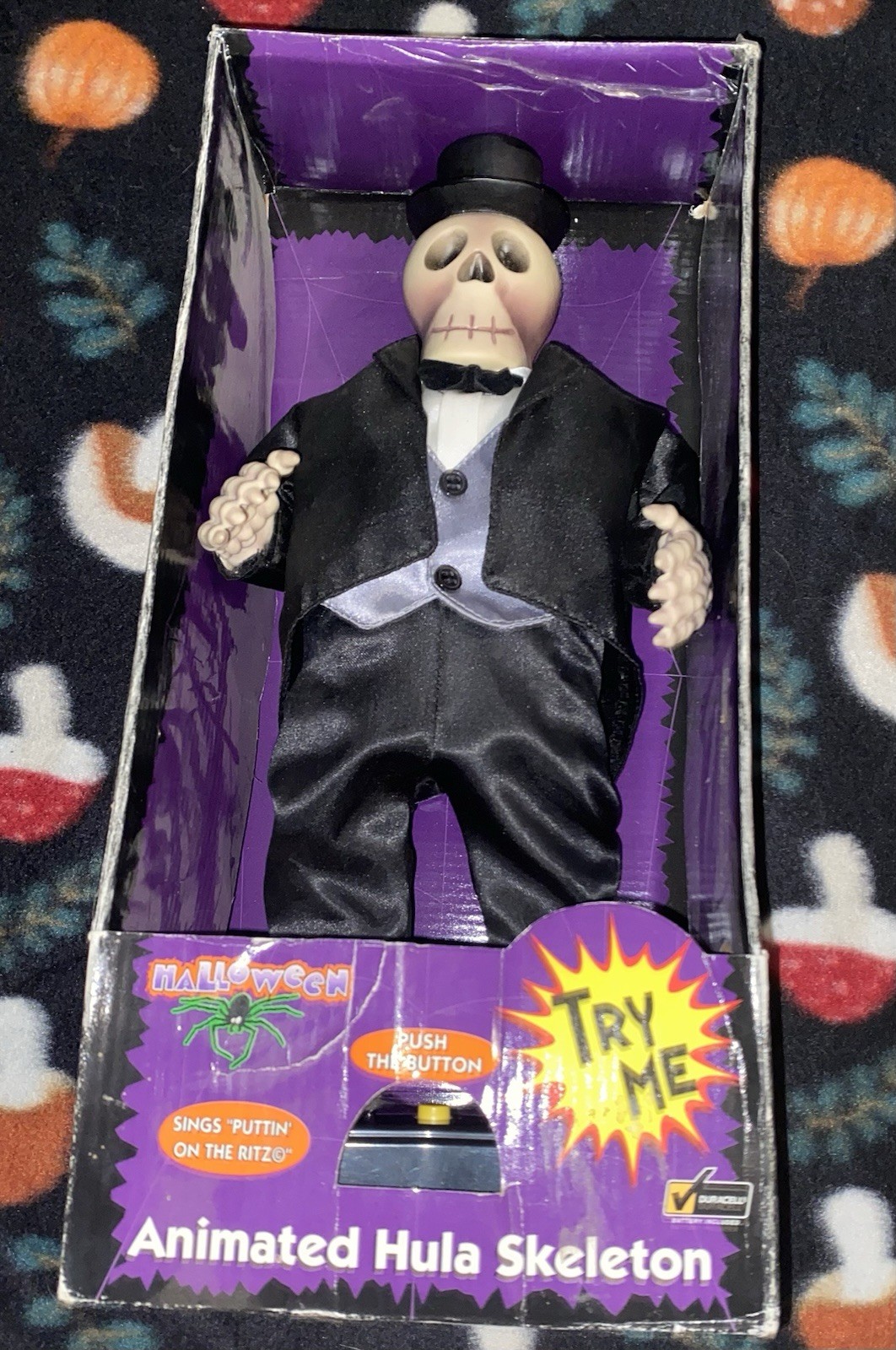 Gemmy Animated swaying skeleton sings putting on the ritz NEEDS REPAIR READ DESC Gemmy Animated swaying skeleton sings putting on the ritz NEEDS REPAIR READ DESC