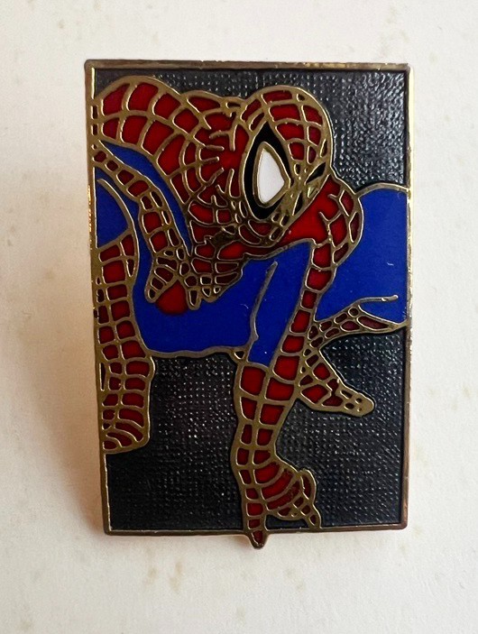 Vintage 1991 Planet Studios Marvel Spider-Man Enamel Pin Badge