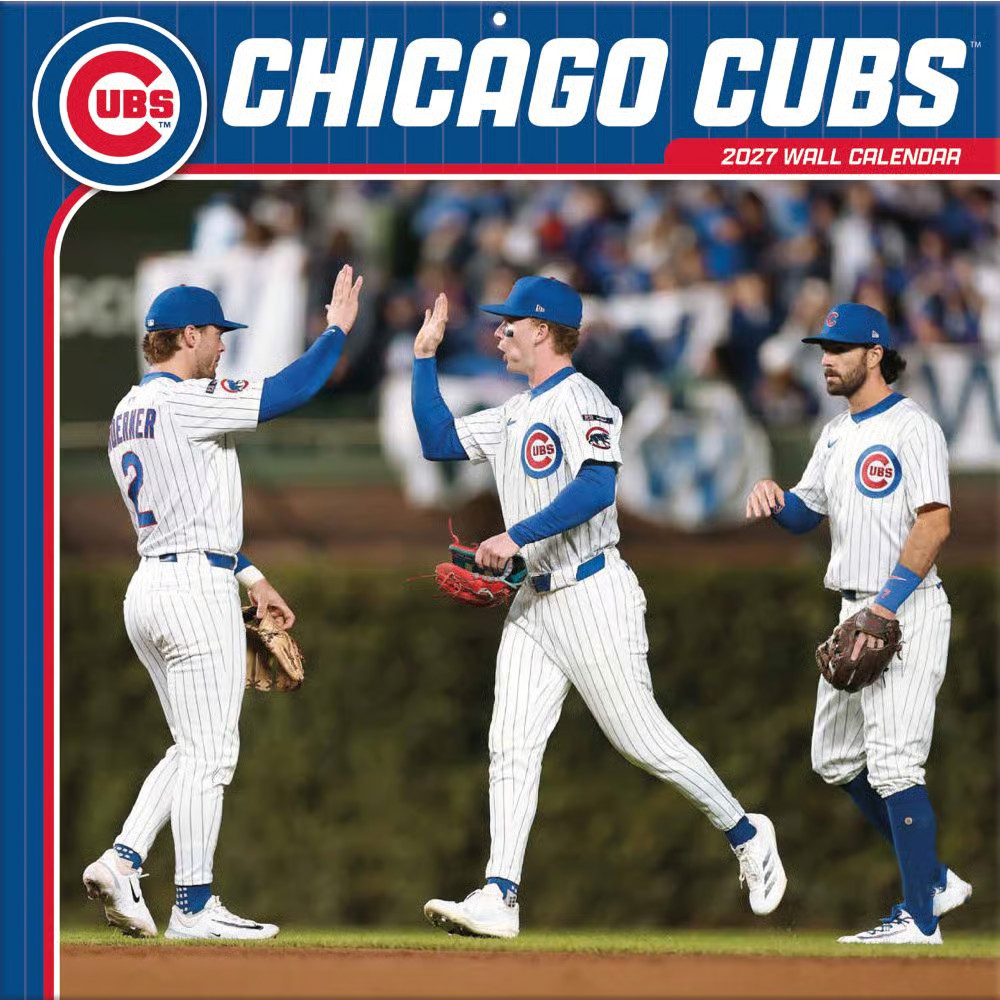 Turner Licensing, MLB Chicago Cubs 2027 Wall Calendar Turner Licensing, MLB Chicago Cubs 2027 Wall Calendar