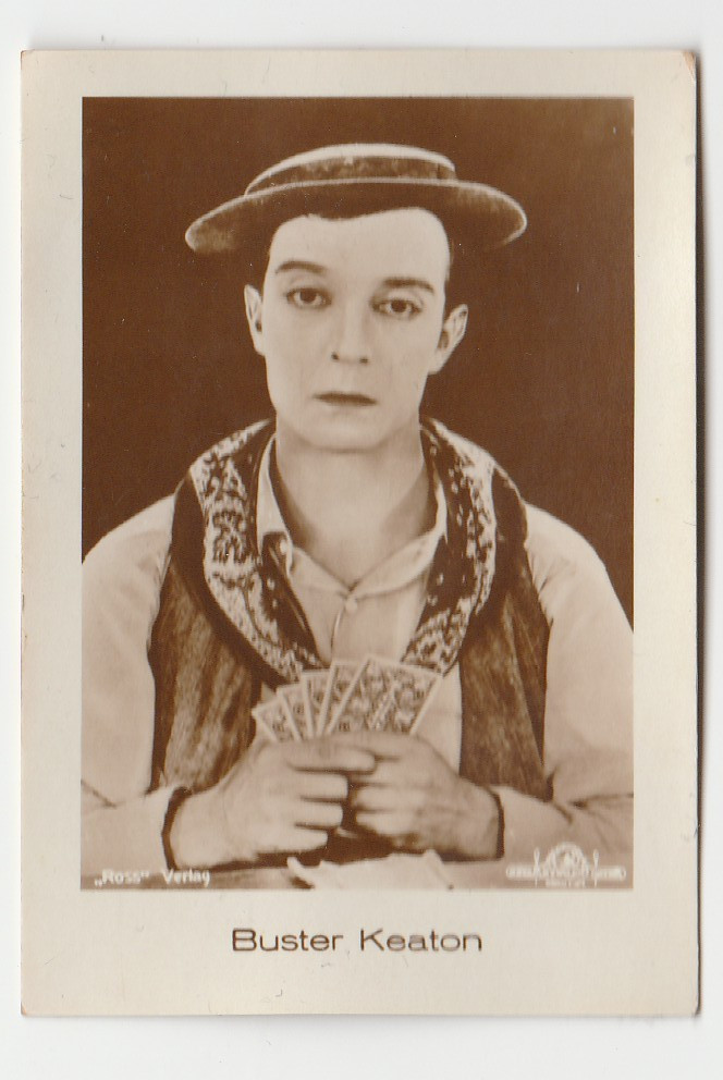Buster Keaton card, HÄNSOM JASMATZI Dresden 1931