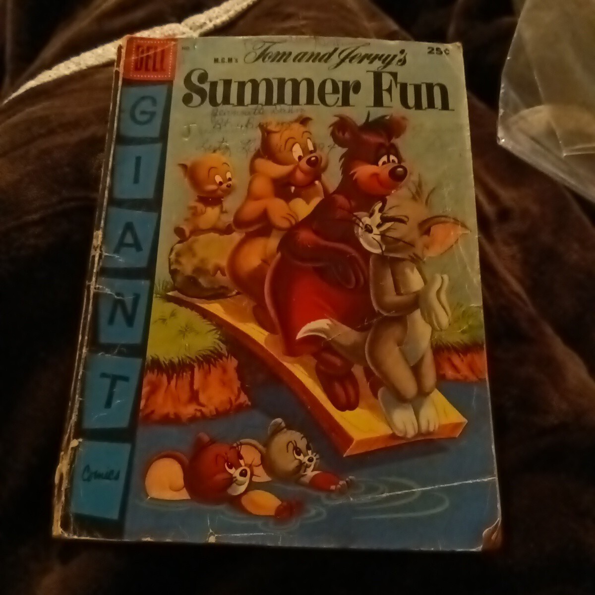 Vintage Tom & Jerry\'s Summer Fun #3 - 1956 - Dell Giant Comic Vintage Tom & Jerry\'s Summer Fun #3 - 1956 - Dell Giant Comic
