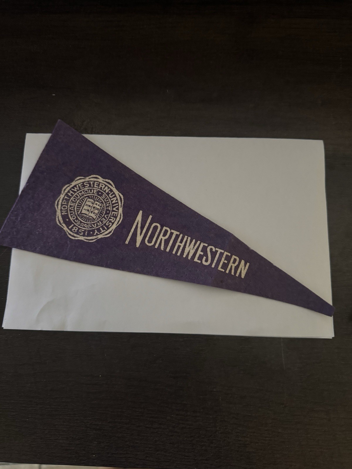 VTG Felt Pennant for Northwestern Univ. VTG Felt Pennant for Northwestern Univ.