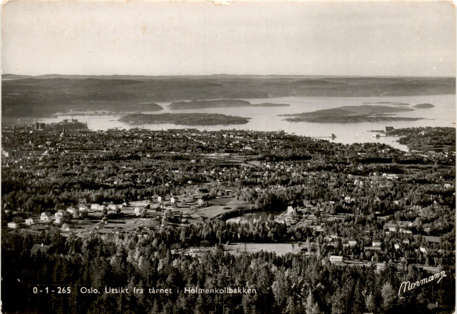 Oslo, Holmenkollbakken, Mormann, Foreningen Ski, Idrettens Postcard