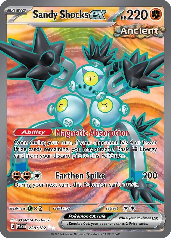 Sandy Shocks ex Ultra Rare SV04: Paradox Rift 228/182 NM