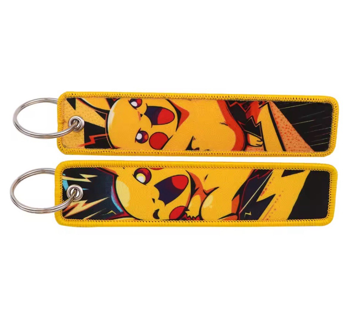 Pikachu Pokemon Anime Manga JDM Jet Tag Keychain
