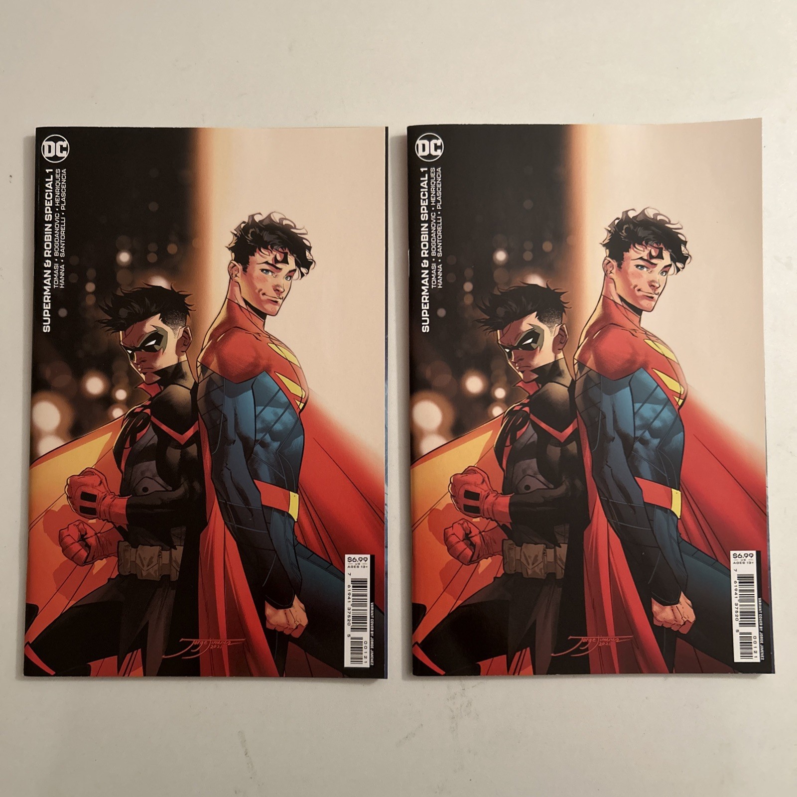 Superman & Robin Special #1 Lot Of 2 Copies DC 2022 Jimenez Variant One Shot Superman & Robin Special #1 Lot Of 2 Copies DC 2022 Jimenez Variant One Shot