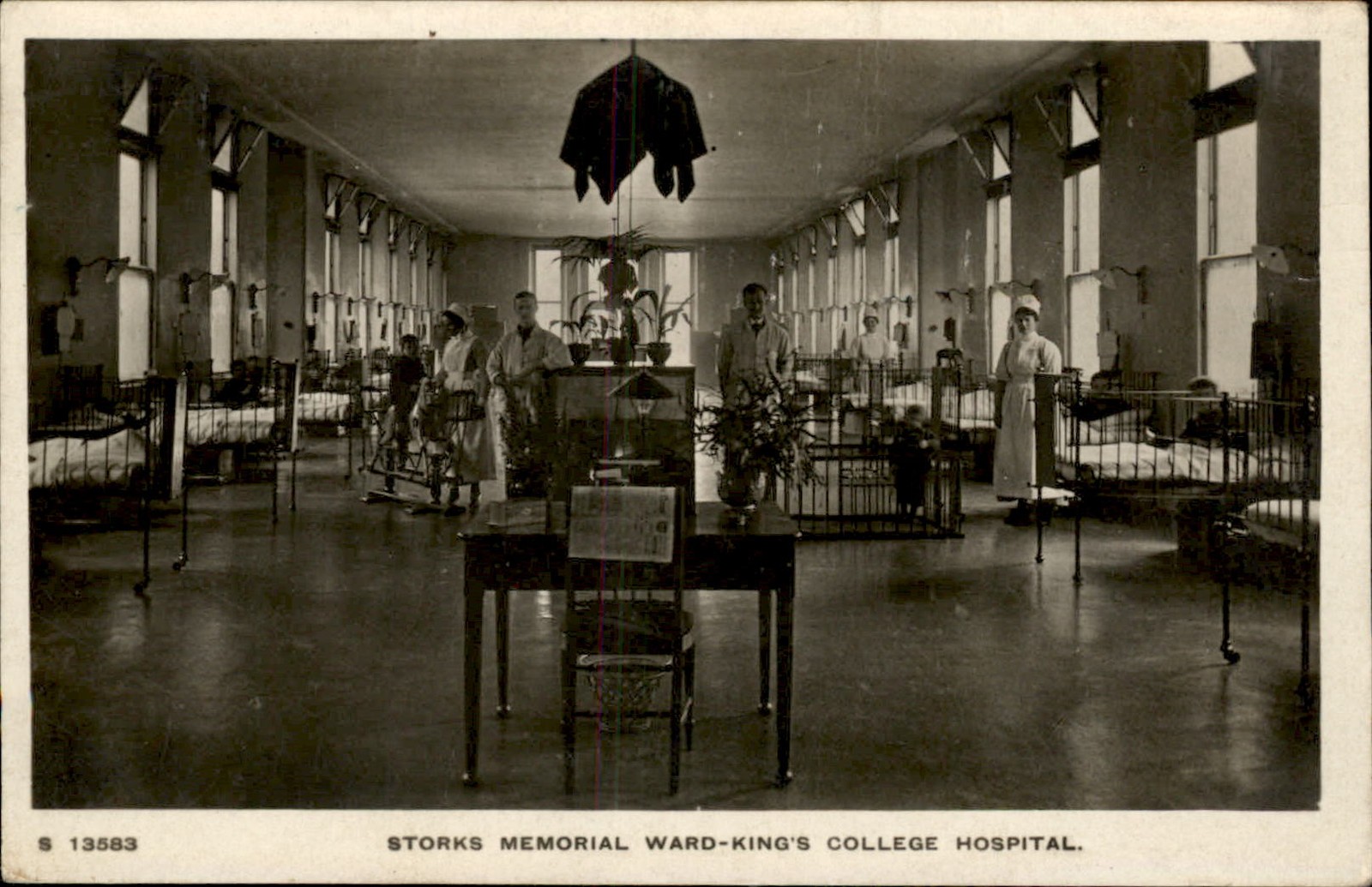 Denmark Hill Hospital King's College Storks Memorial Ward c1910 RPPC bhn Denmark Hill Hospital King's College Storks Memorial Ward c1910 RPPC bhn