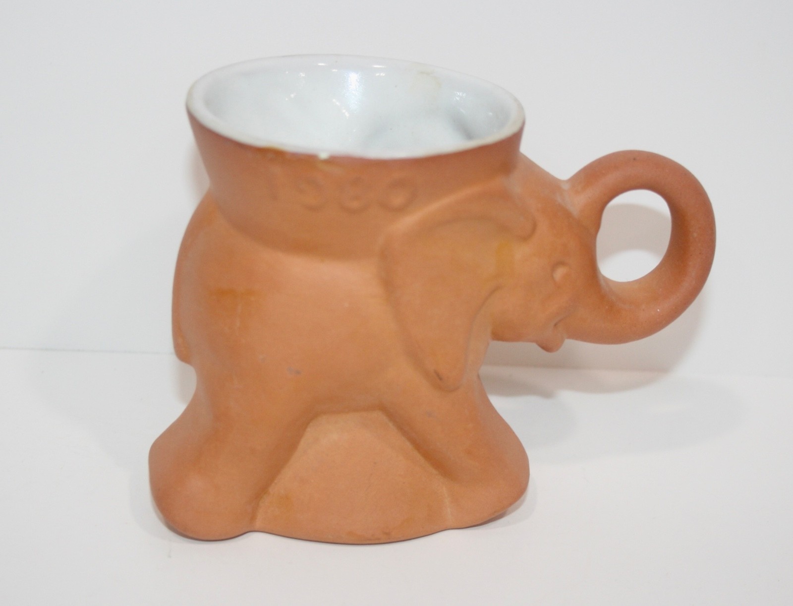Frankoma 1980 GOP Elephant Shaped Coffee Cup - 
