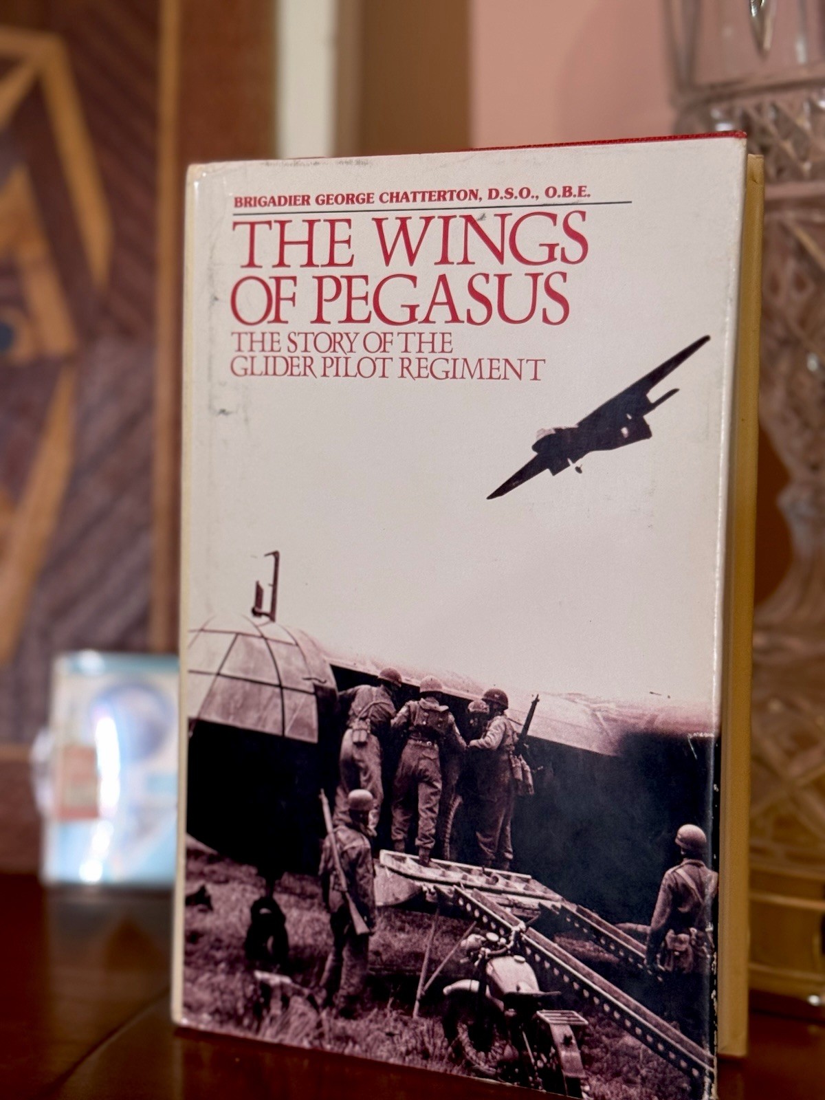 George Chatterton The Wings of Pegasus Autographed  WWII Autobiography
