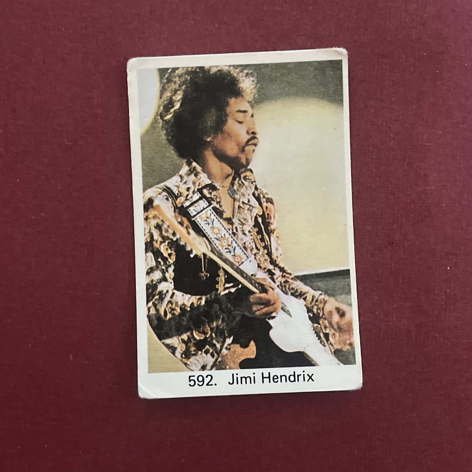 Jimi Hendrix 1975 Popbilder Med Punkt III #592 Trading Card