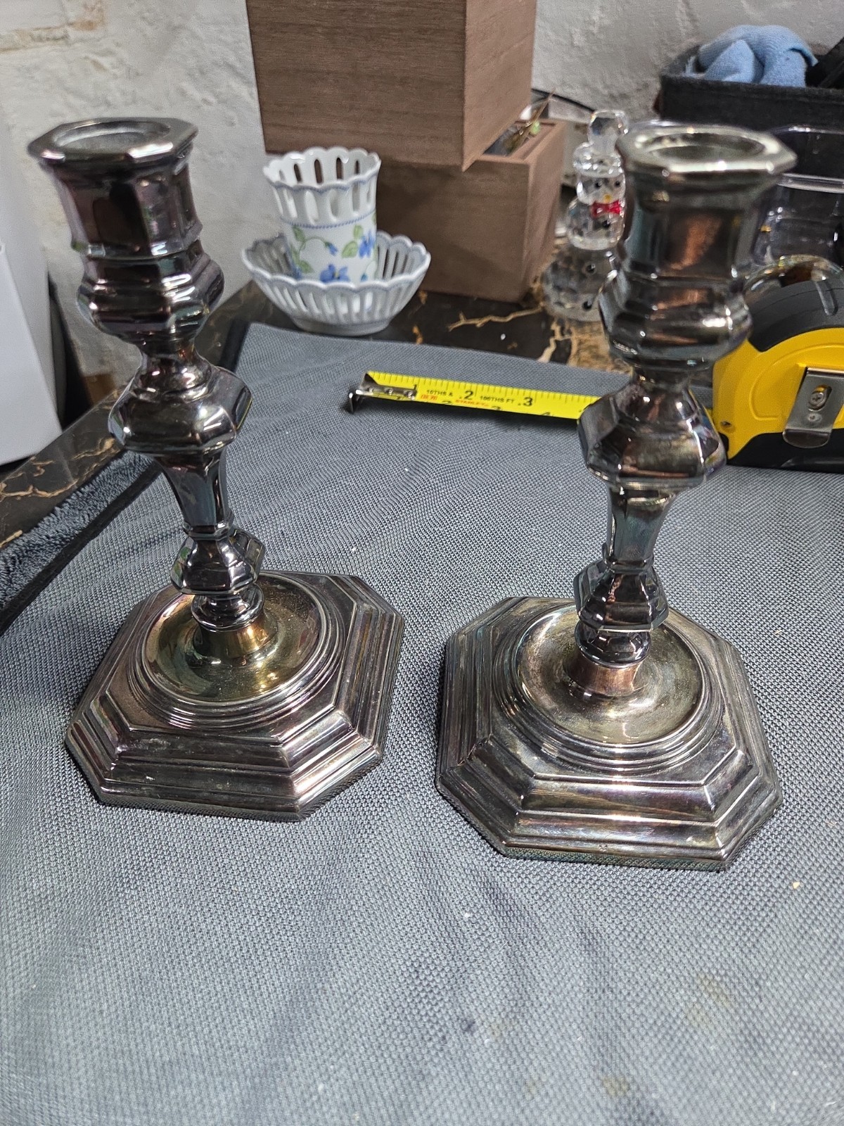 VINTAGE HORCHOW COLLECTION FRANCE CANDLE HOLDERS 7 VINTAGE HORCHOW COLLECTION FRANCE CANDLE HOLDERS 7