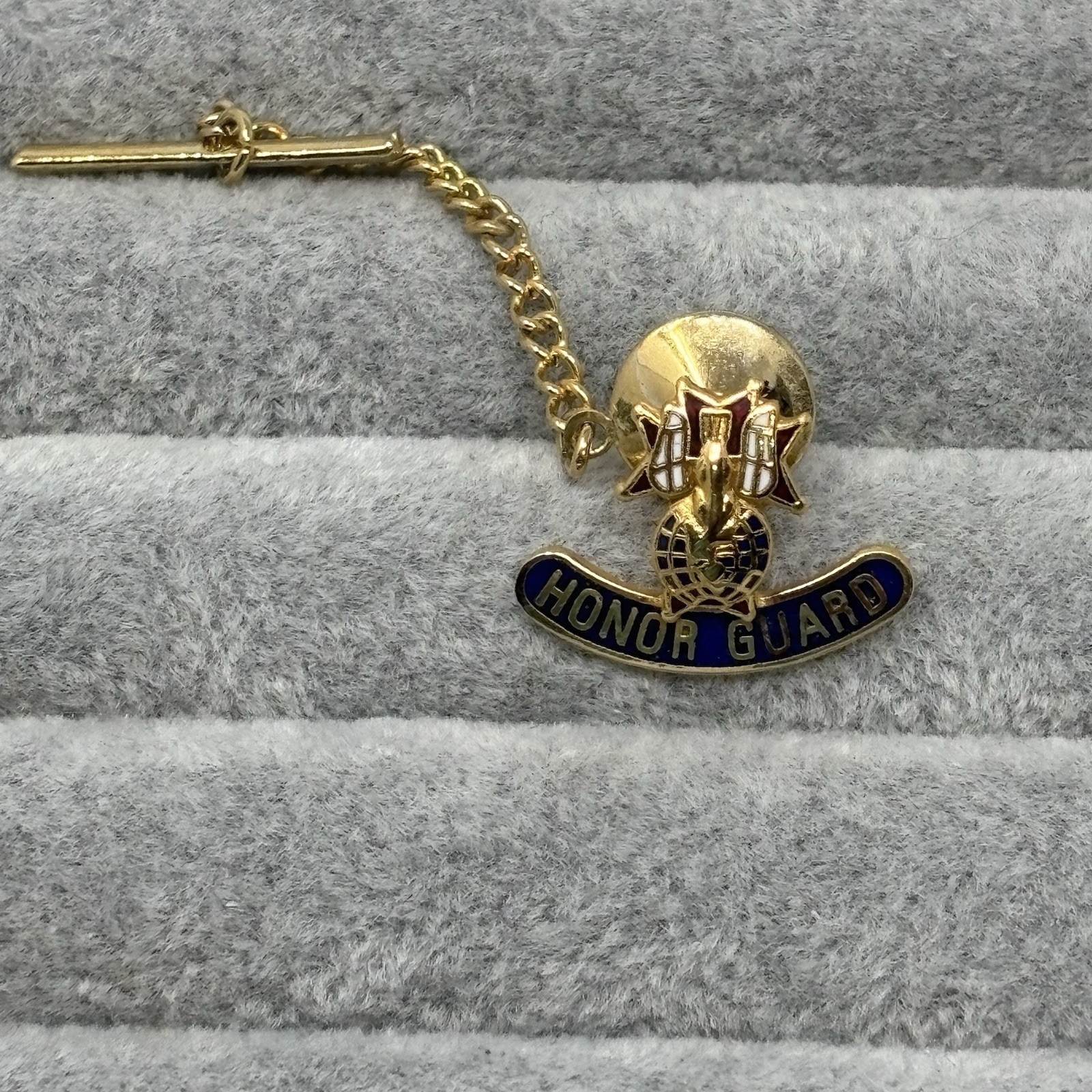 VTG Rare Knights Of Columbus Tie Tack 4th Degree Honor Guard Fraternal Enamel