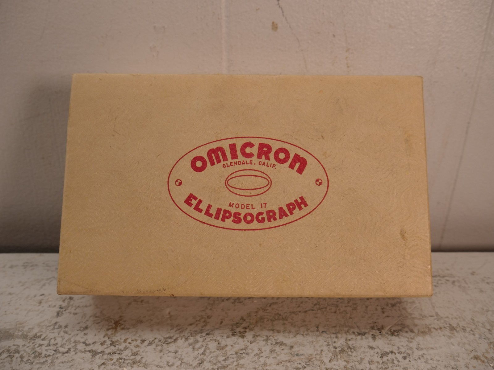 Vintage Omicron Ellipsograph Model 17 - Drafting Tool - With Box and Manuals