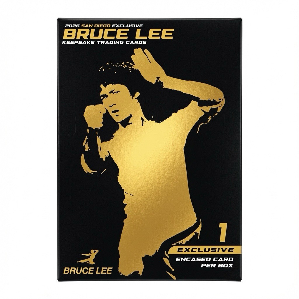 2026 Bruce Lee San Diego Exclusive Keepsake Trading Cards Box Sealed 2026 Bruce Lee San Diego Exclusive Keepsake Trading Cards Box Sealed