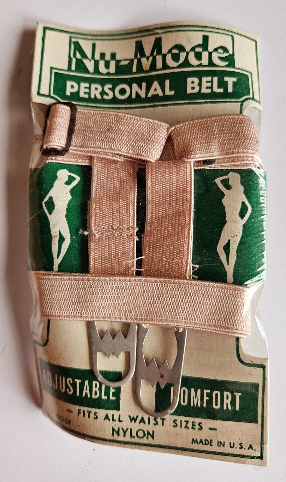 Vintage 1950s Nu-Mode Personal Sanitary Belt, Feminine Original Package, Unused Vintage 1950s Nu-Mode Personal Sanitary Belt, Feminine Original Package, Unused