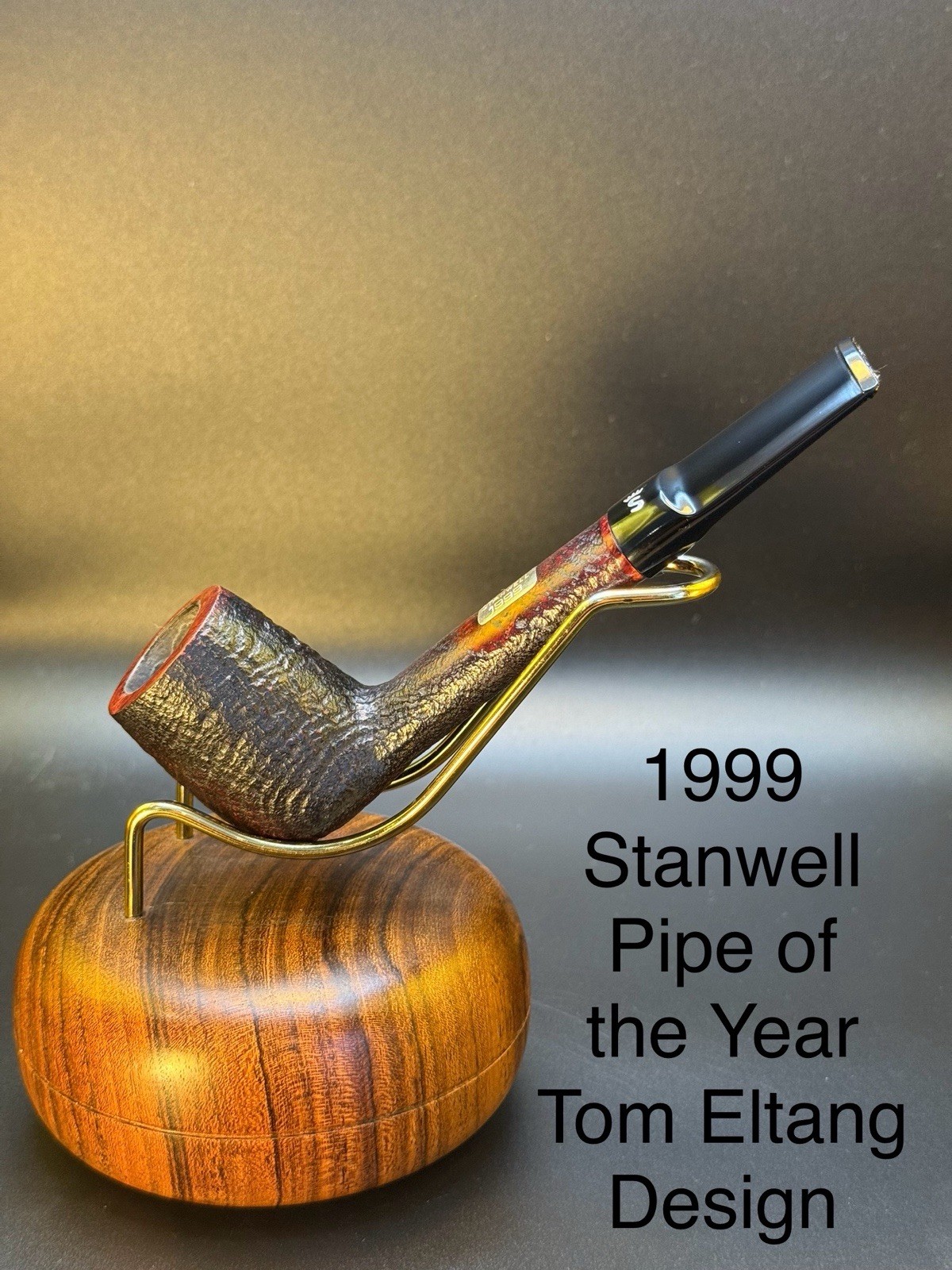 Vintage 1999 Stanwell Pipe Of The Year Tom Eltang Design Tobacco Pipe