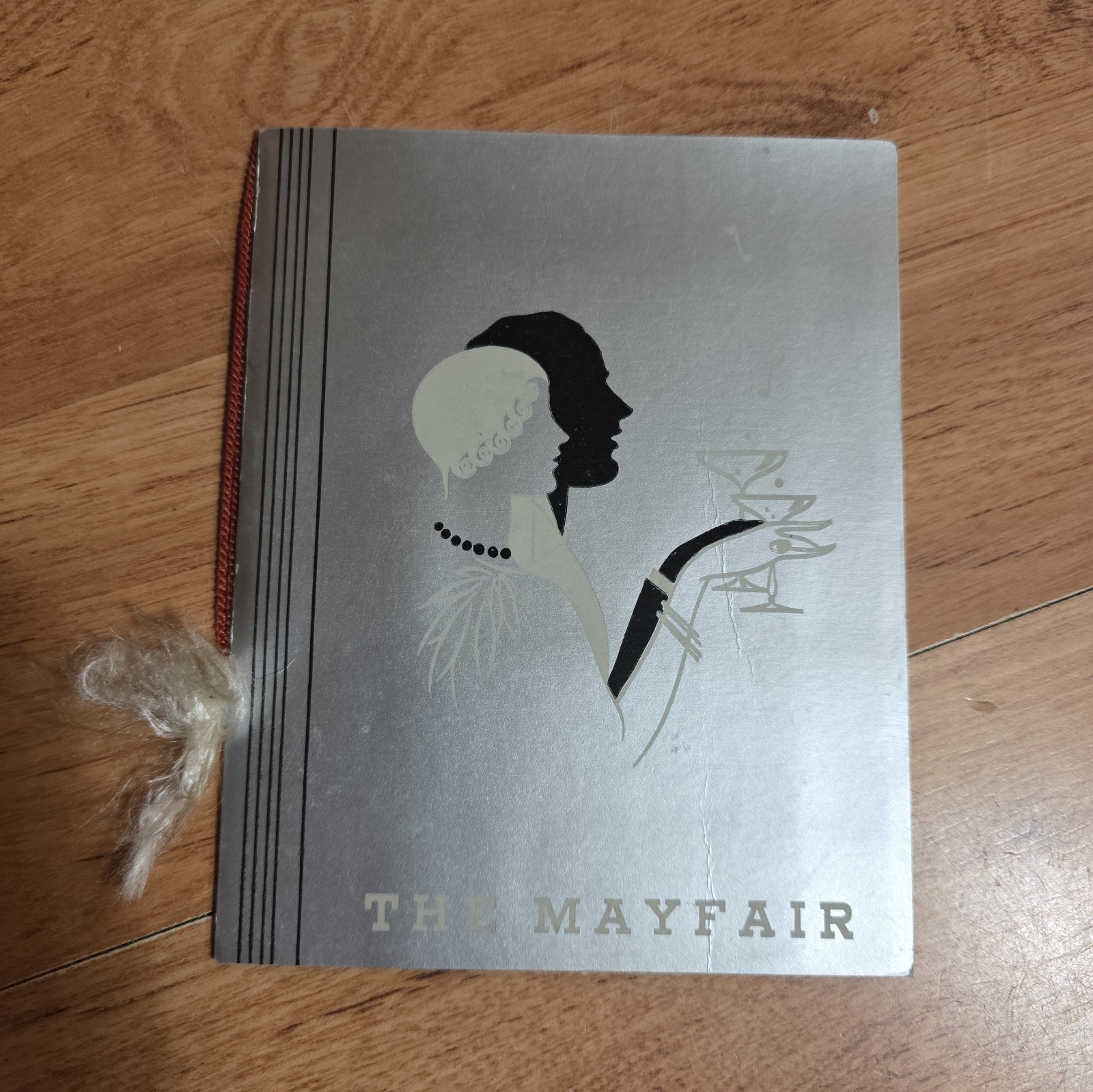 Vintage The Mayfair Boston Drink Menu 