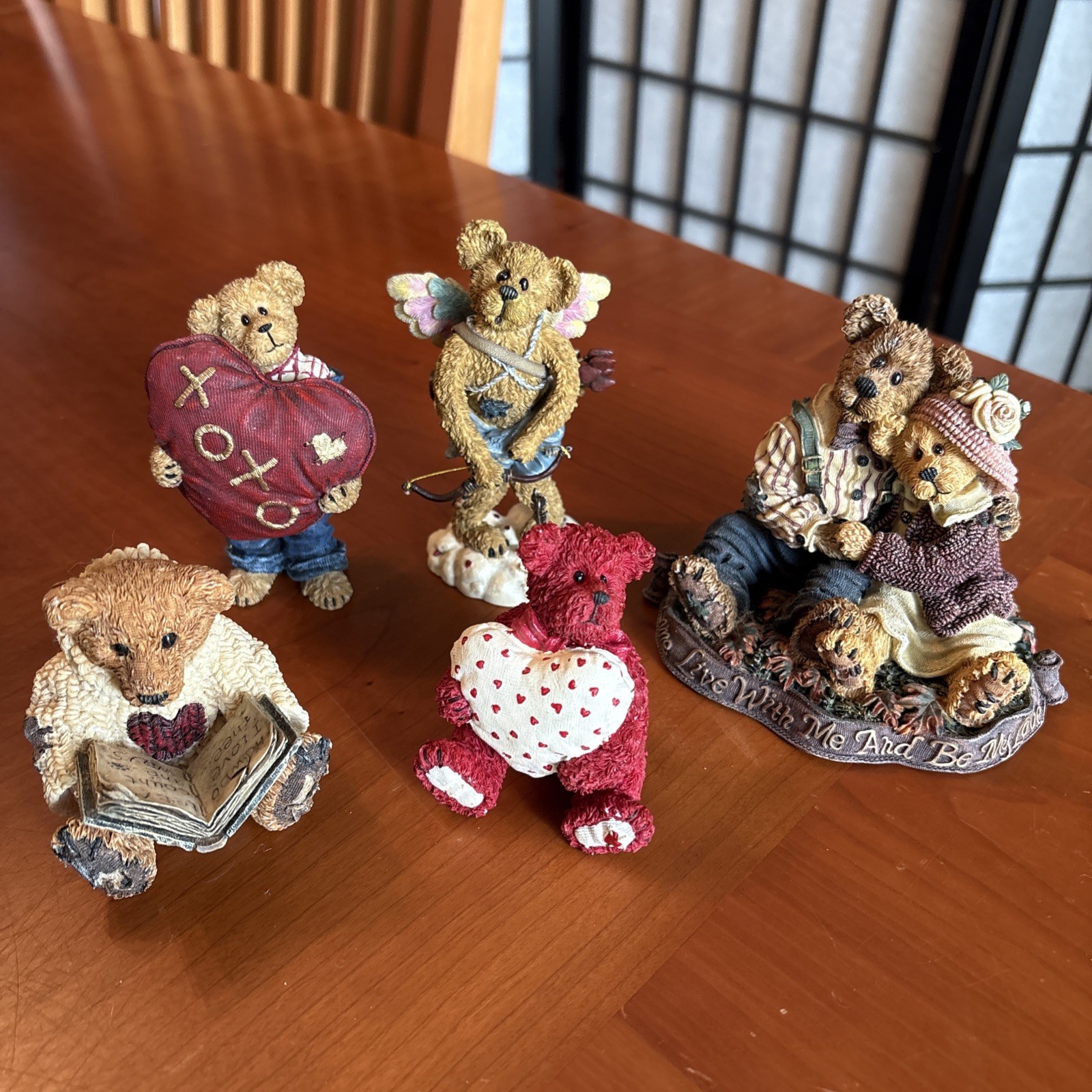 Boyds Bears & Friends Hearts Love & Valentines Day Bearstone Figure Lot 90s-00s Boyds Bears & Friends Hearts Love & Valentines Day Bearstone Figure Lot 90s-00s