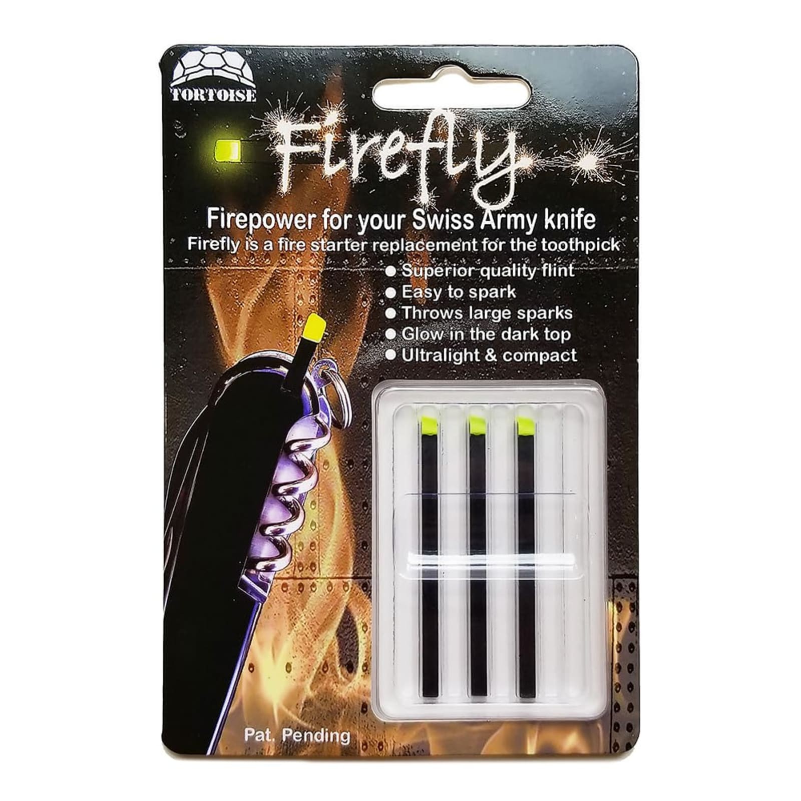 Firefly Regular 3pk Fire Starter for Victorinox Swiss Army Knives Neon Green Firefly Regular 3pk Fire Starter for Victorinox Swiss Army Knives Neon Green