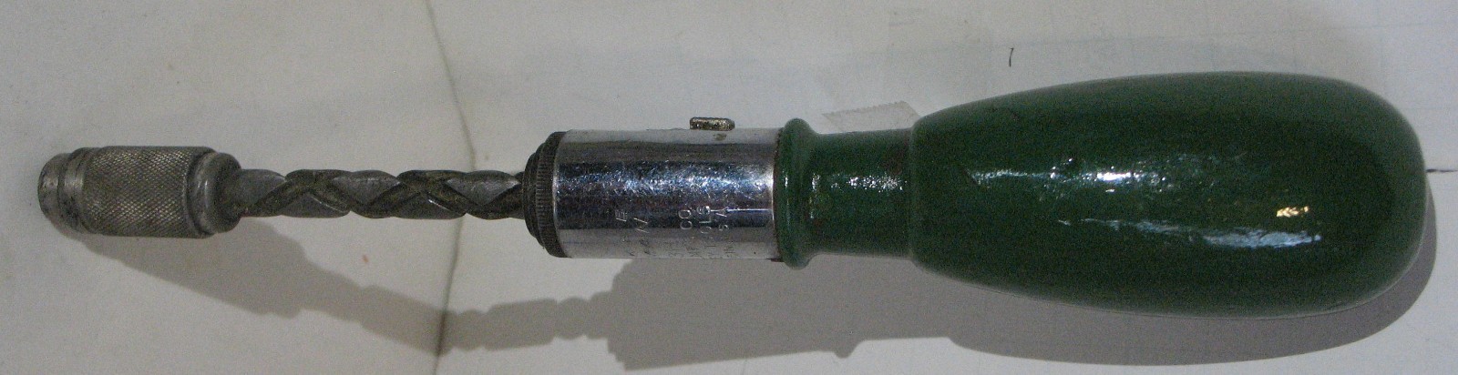 Vtg mk\'d North Bros Div of Stanley Spiral Ratcheting Driver Yankee Handyman 133H