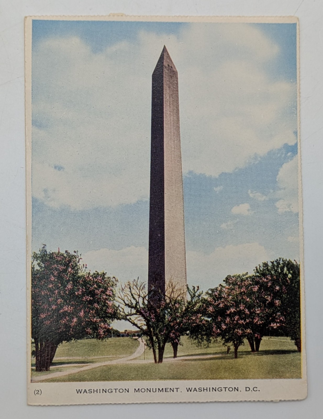 Vintage Washington DC Washington Monument Postcard