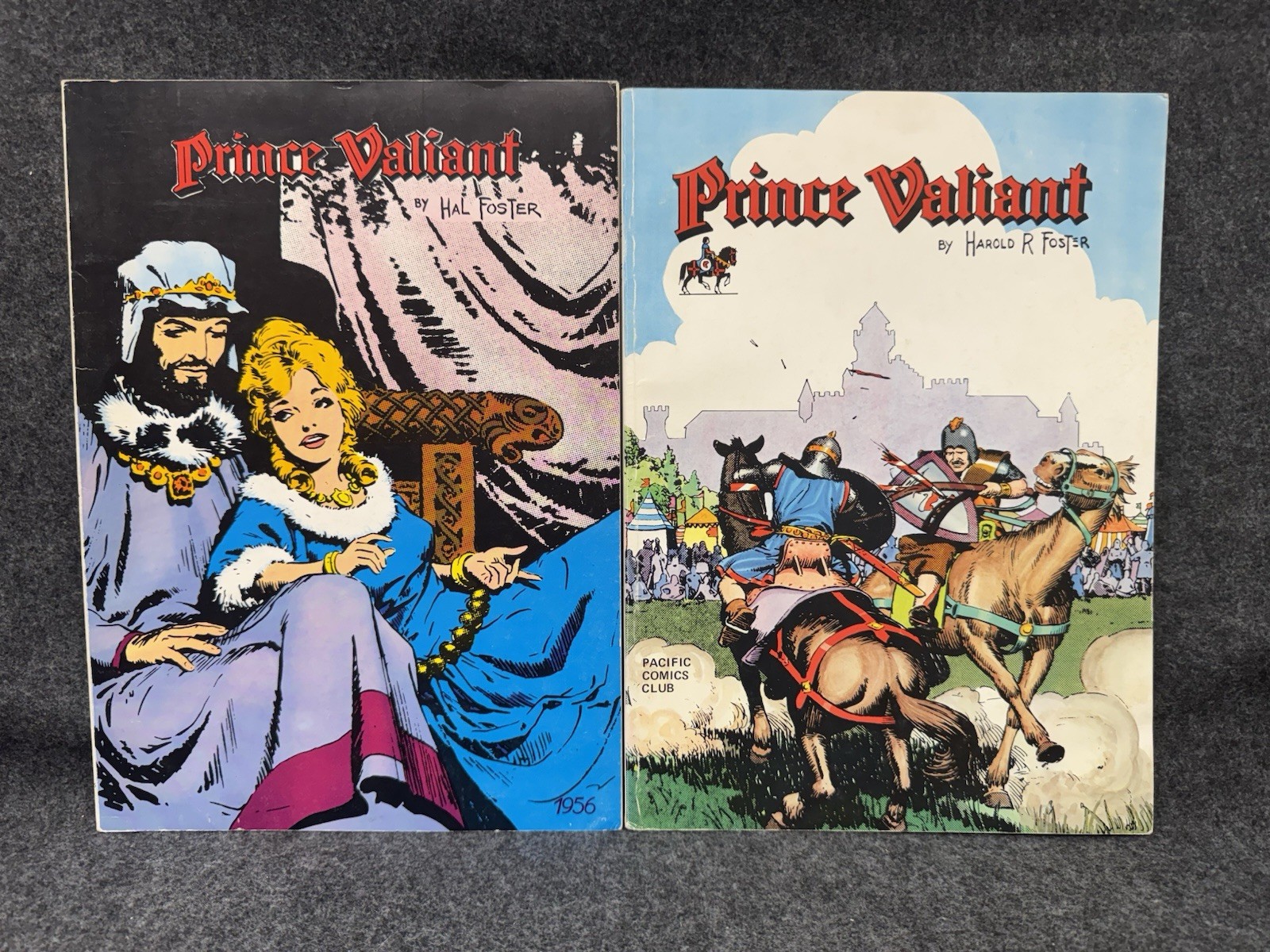 Pacific Comics Club PRINCE VALIANT Hal Foster 1956 & 1963-1965 Sunday Pages Pacific Comics Club PRINCE VALIANT Hal Foster 1956 & 1963-1965 Sunday Pages