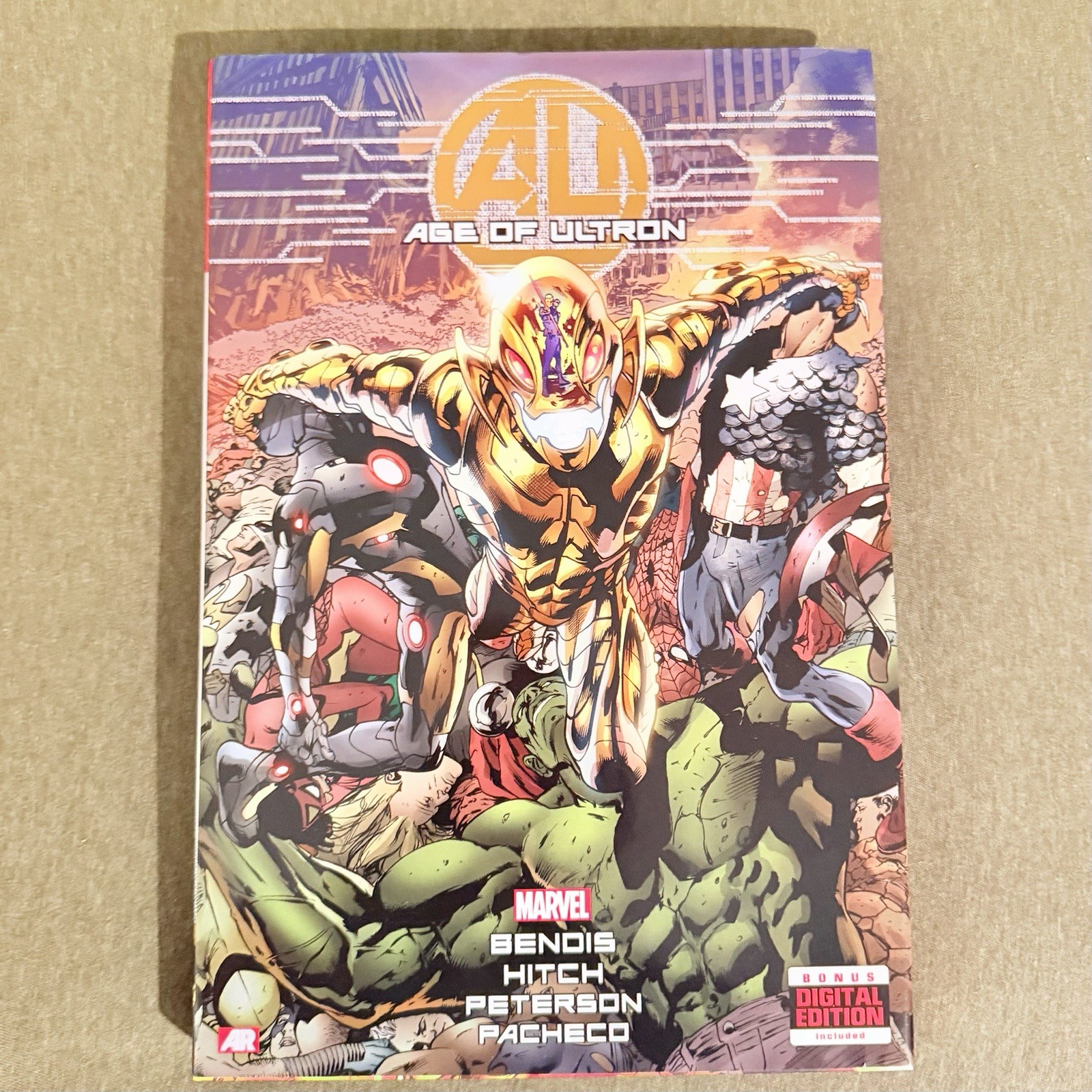 Marvel Age of Ultron Hardcover Brian Michael Bendis Bryan Hitch HC 1st Printing Marvel Age of Ultron Hardcover Brian Michael Bendis Bryan Hitch HC 1st Printing