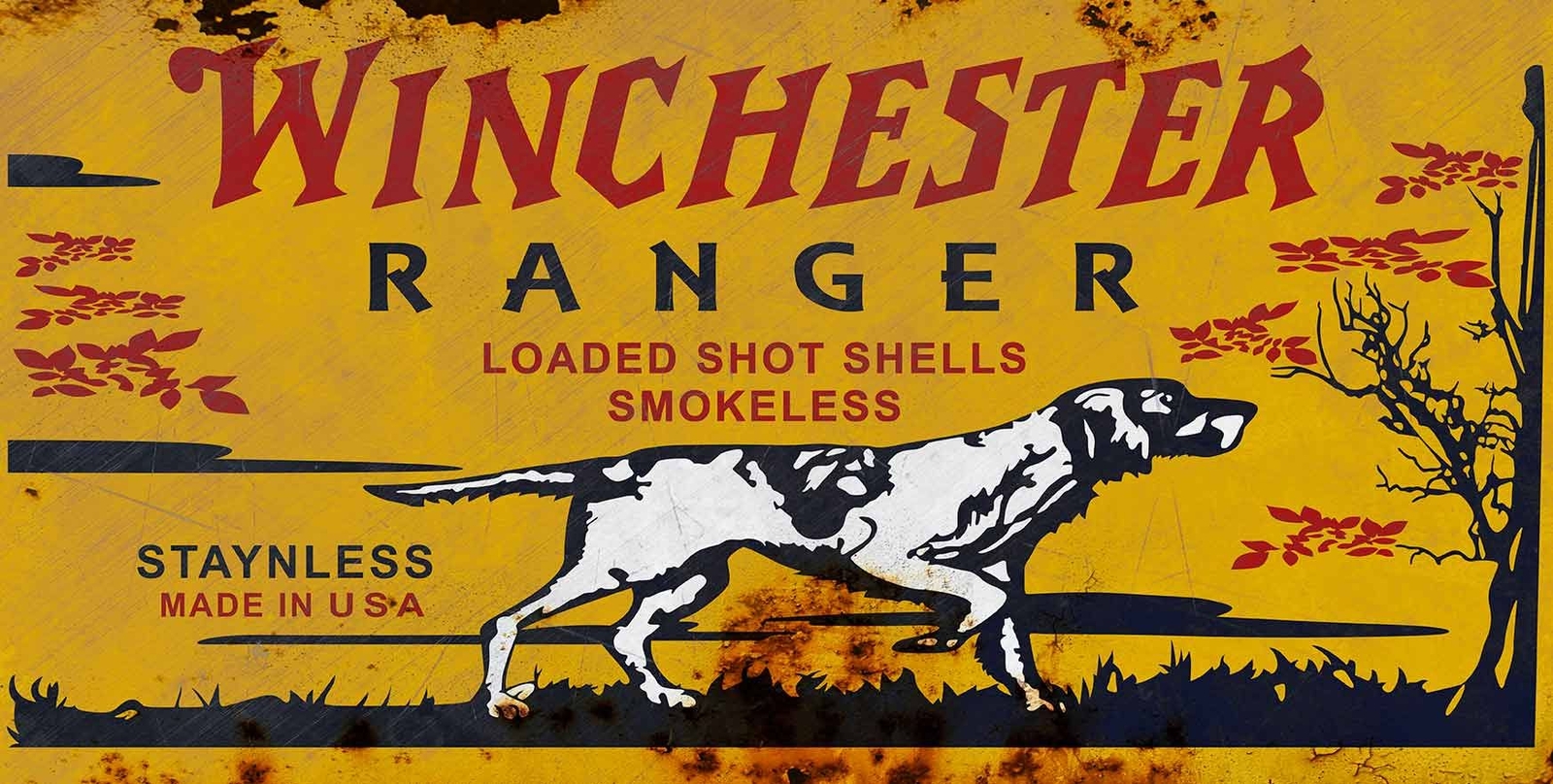 WINCHESTER RANGER SHOT SHELLS DOG 24 WINCHESTER RANGER SHOT SHELLS DOG 24