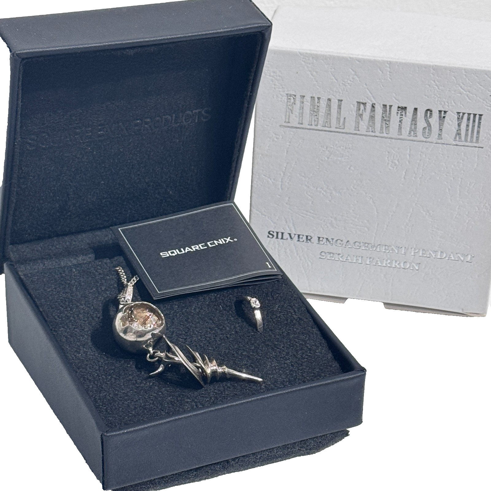 SQUARE ENIX FINAL FANTASY XIII Engage Pendant Serah Necklace Licensed JAPAN