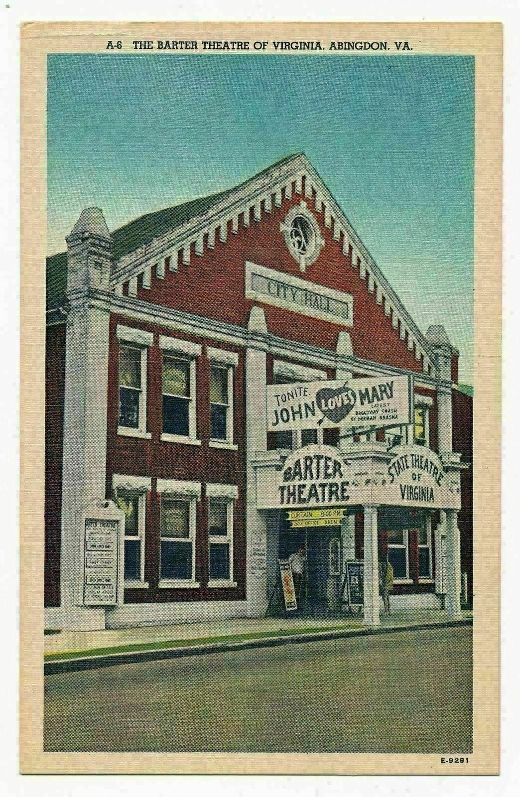 The Barter Theatre of Virginia, Abingdon, Virginia