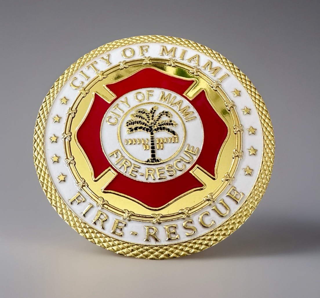 City Of MIAMI FIRE RESCUE Challenge Coin ·IN STOCK· ·FAST SHIPPING· ·NEW· City Of MIAMI FIRE RESCUE Challenge Coin ·IN STOCK· ·FAST SHIPPING· ·NEW·