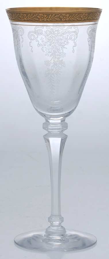 Tiffin-Franciscan Melrose Clear  Water Goblet 717250