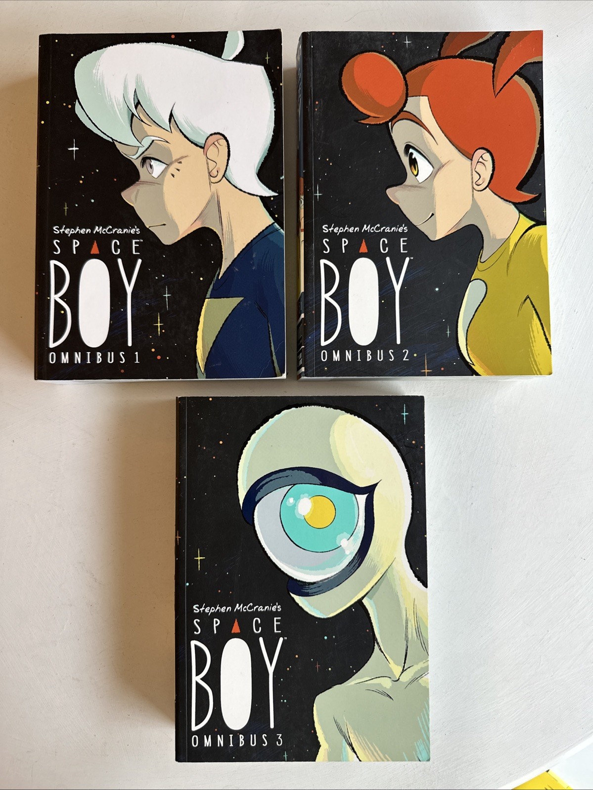 Space Boy Omnibus 1-3 by Stephen McCranie Dark Horse Comics 1st Ed 1 2 3