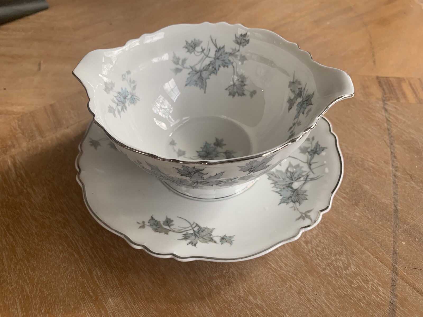 Haviland Limoges Mistral Gravy Boat with Attached Underplate
