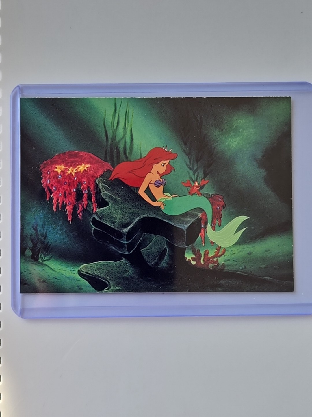 VTG 1991 Disney The Little Mermaid Ariel Pro Set Card 31 Sebastian Down In Home