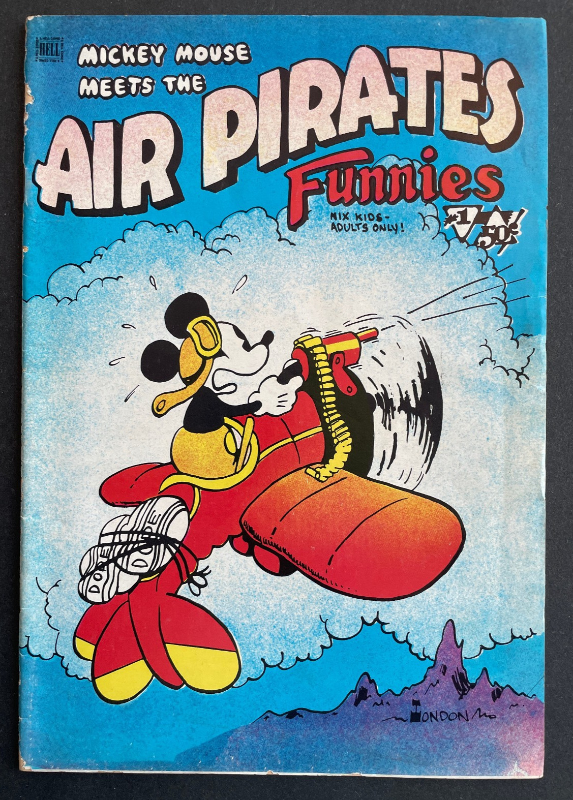 Air Pirates Funnies #1 Hell Comics Underground Mickey Mouse 1971 Air Pirates Funnies #1 Hell Comics Underground Mickey Mouse 1971