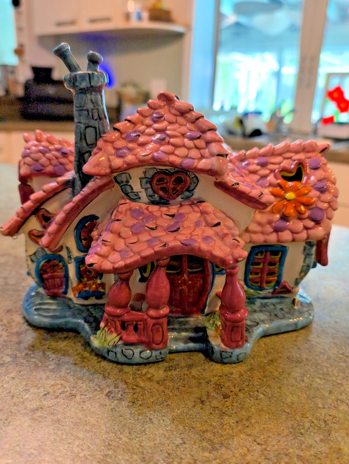 RARE Heather Goldmine Ceramic Disney Minnie Mouse House 9