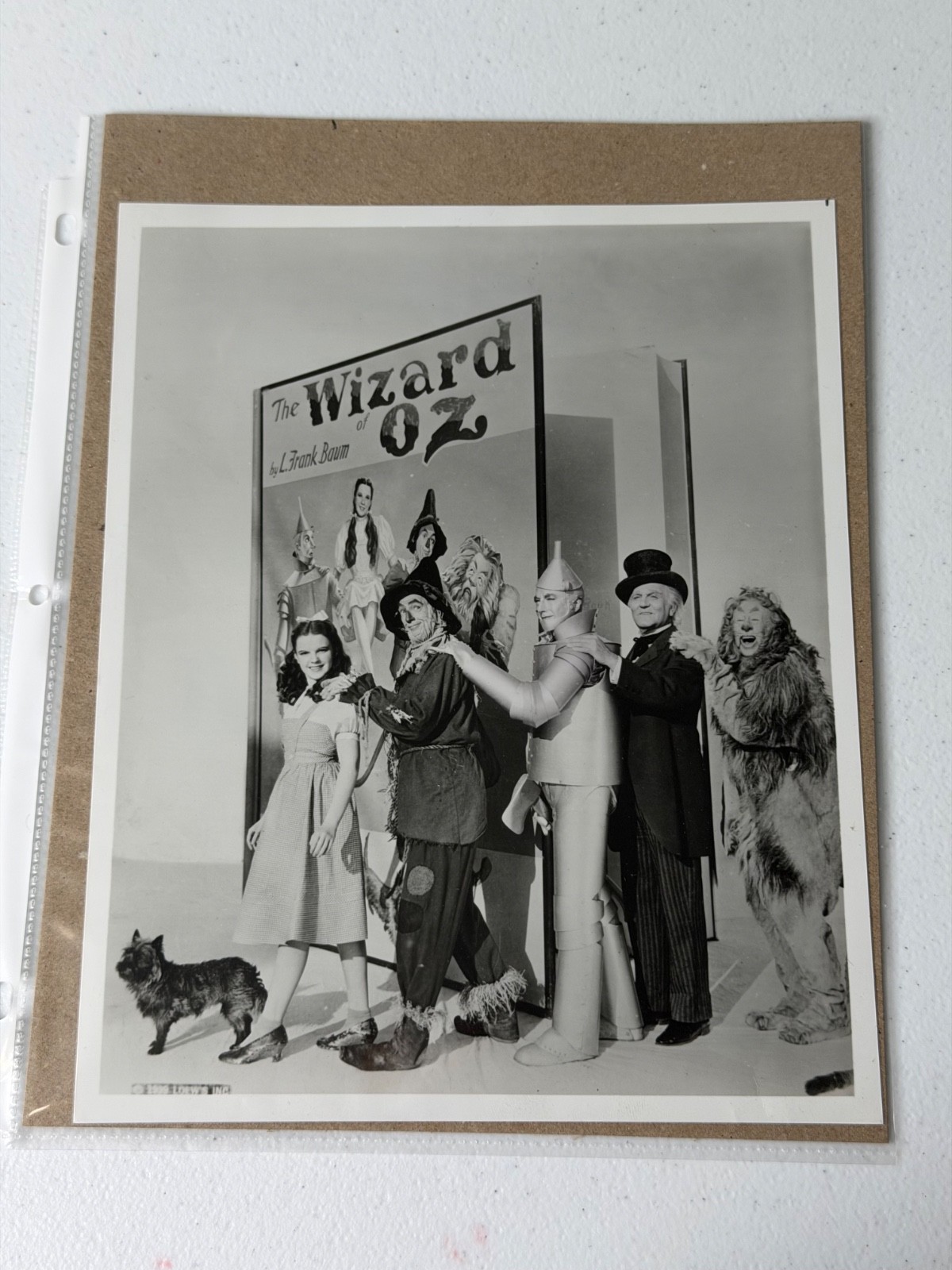 VINTAGE ORIGINAL JUDY GARLAND WIZARD OF OZ CAST BY CLARENCE S. BULL PHOTO 1939 VINTAGE ORIGINAL JUDY GARLAND WIZARD OF OZ CAST BY CLARENCE S. BULL PHOTO 1939