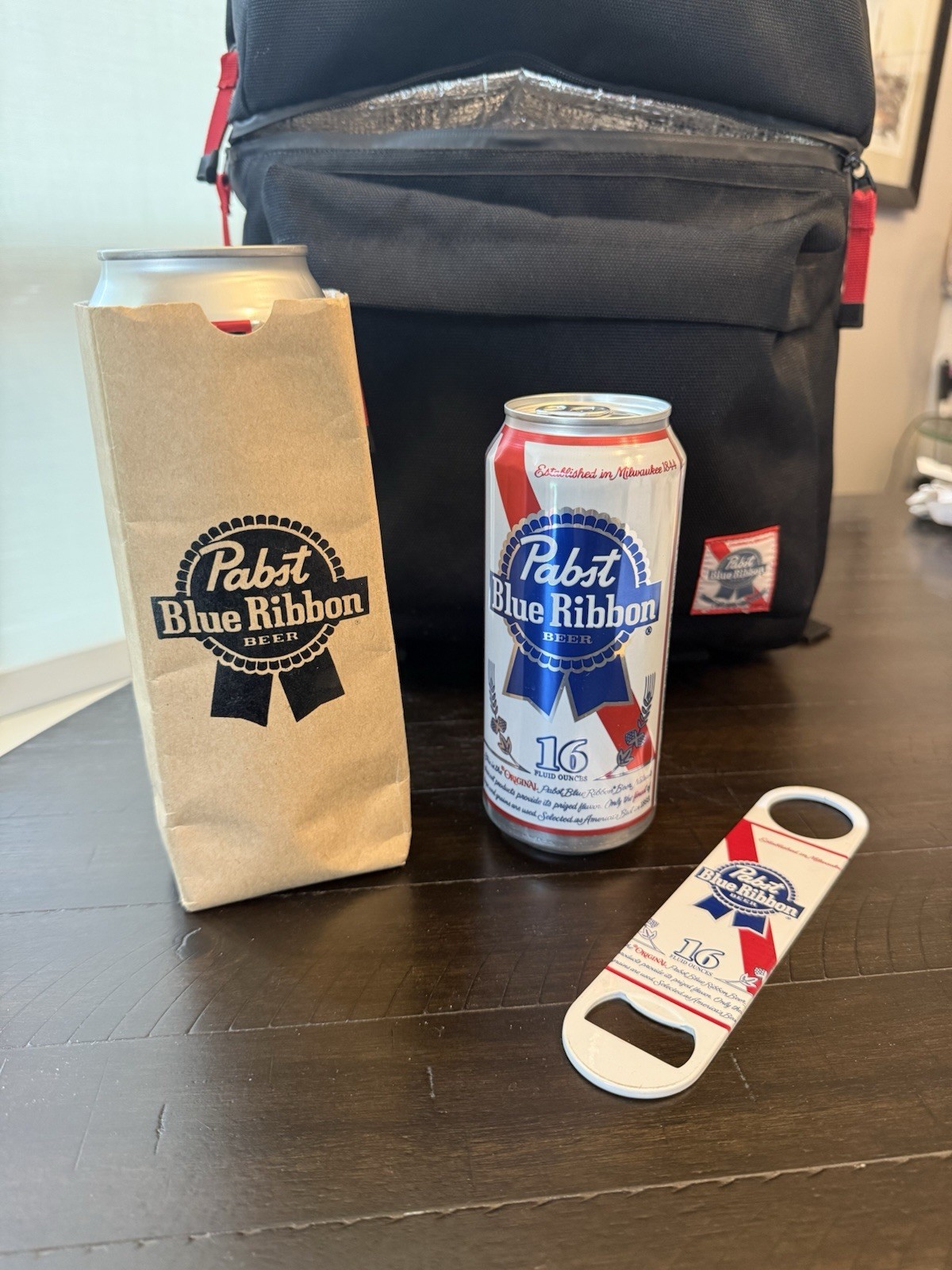 Pabst Blue Ribbon 10 New Insulated ‘Hobo Paper Bag’ Coozies