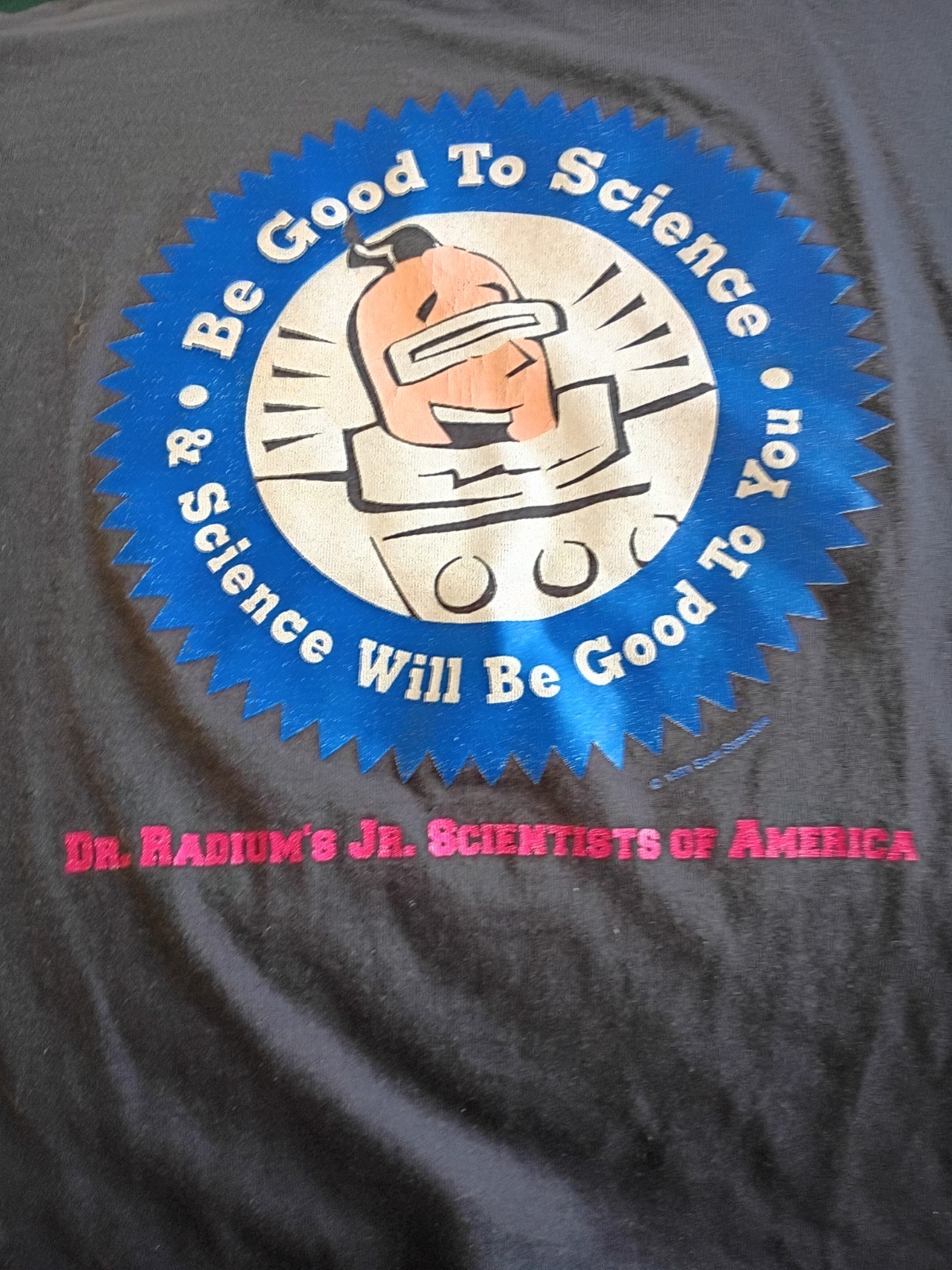 VTG 1991 IT'S SCIENCE WITH DR RADIUM XL T-SHIRT SLAVE LABOR SCOTT SAAVADRA GRAIL