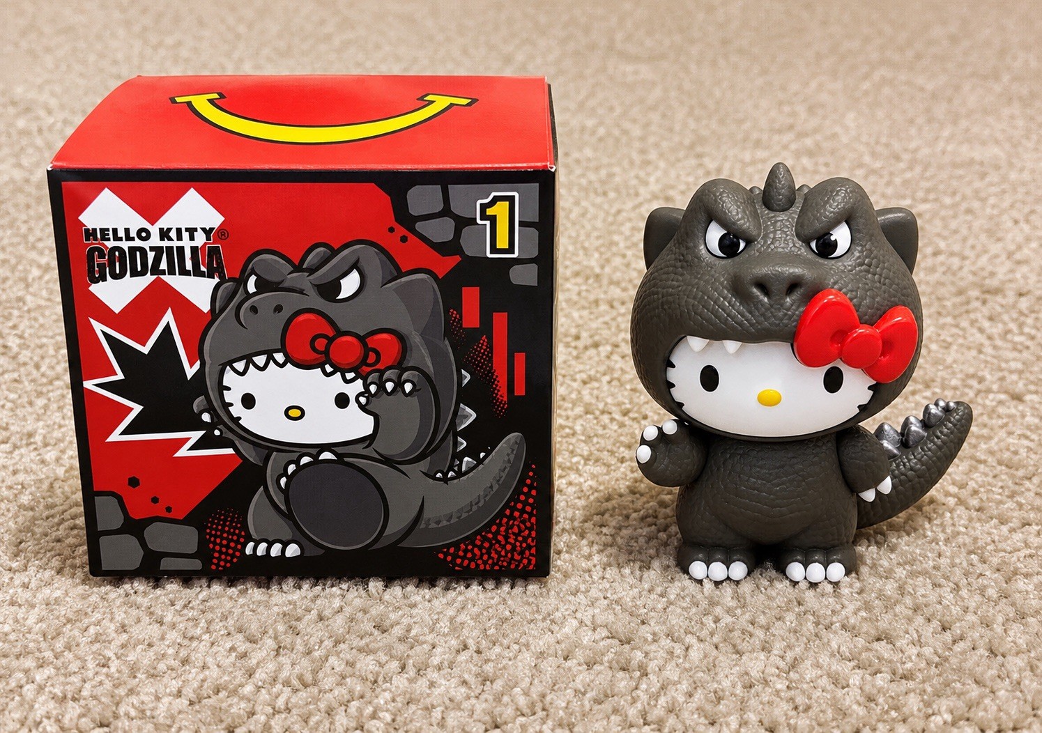 2026 McDonald’s Happy Meal Hello Kitty X Godzilla Figure #1 🔹AUTHENTIC🔹 2026 McDonald’s Happy Meal Hello Kitty X Godzilla Figure #1 🔹AUTHENTIC🔹