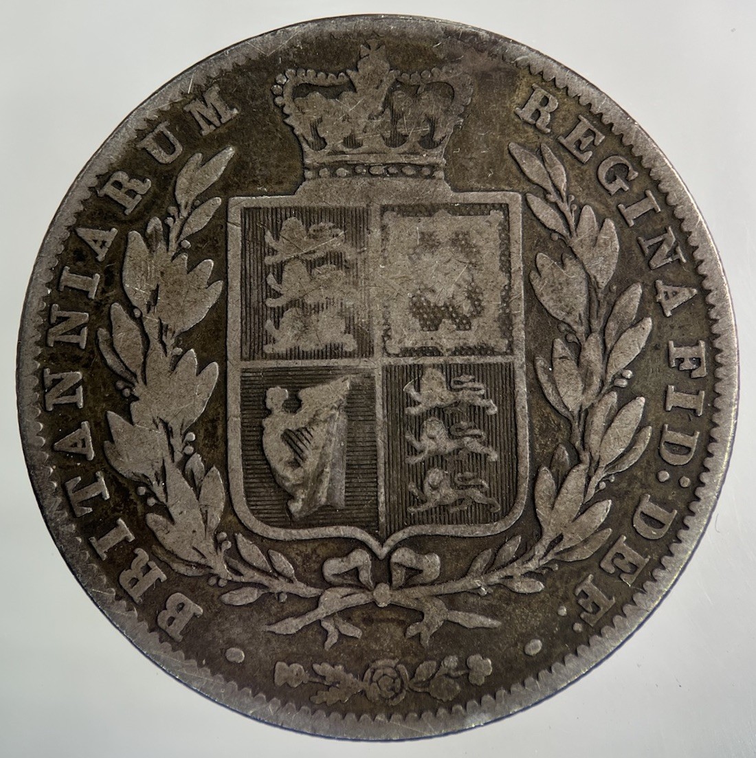 1844 Victoria Half-Crown Silver Coin | Collectable Grade